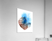 Abstract composition mixed technique Acrylic Print