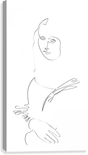 Mona Lisa II Canvas Print
