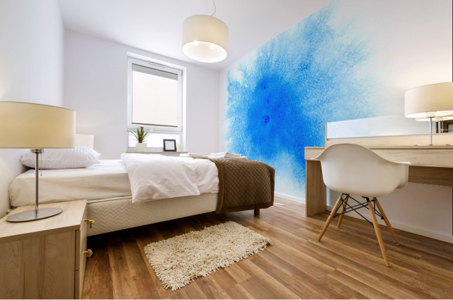 abstract watercolor splash Mural print