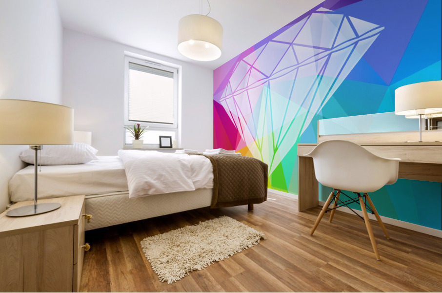 Diamond III Mural print