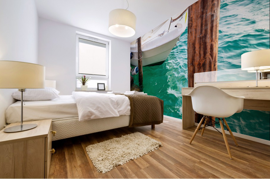 Turquoise Mural print