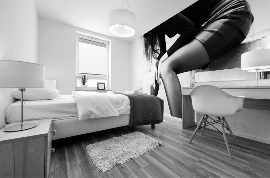 model Mural print