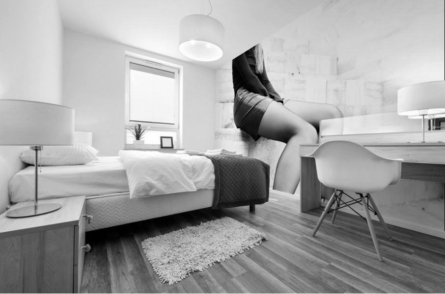 Fashion model Mural print