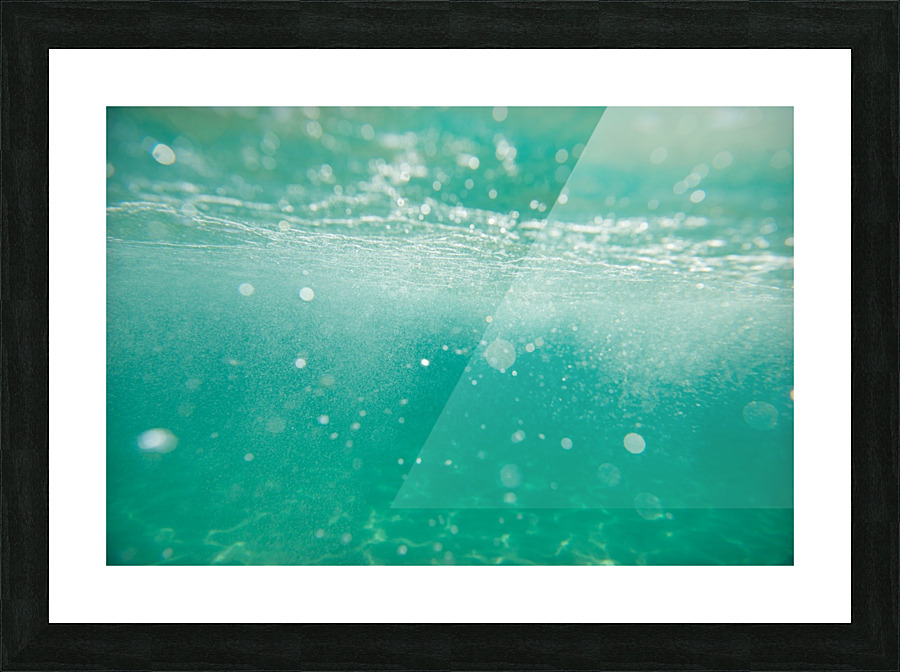 Aquamarine Picture Frame print