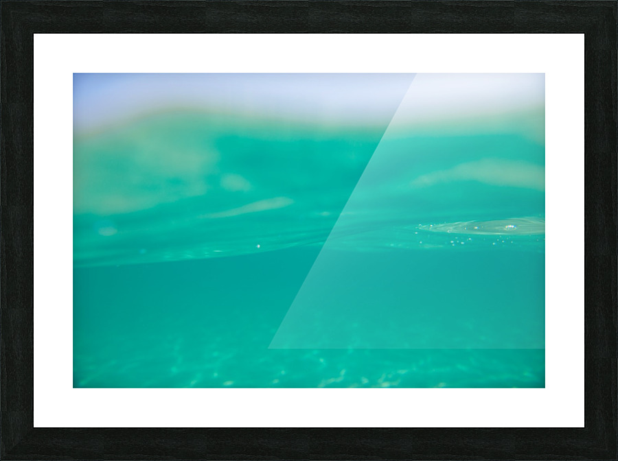 Under water Picture Frame print