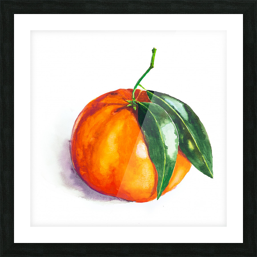 Mandarin Picture Frame print