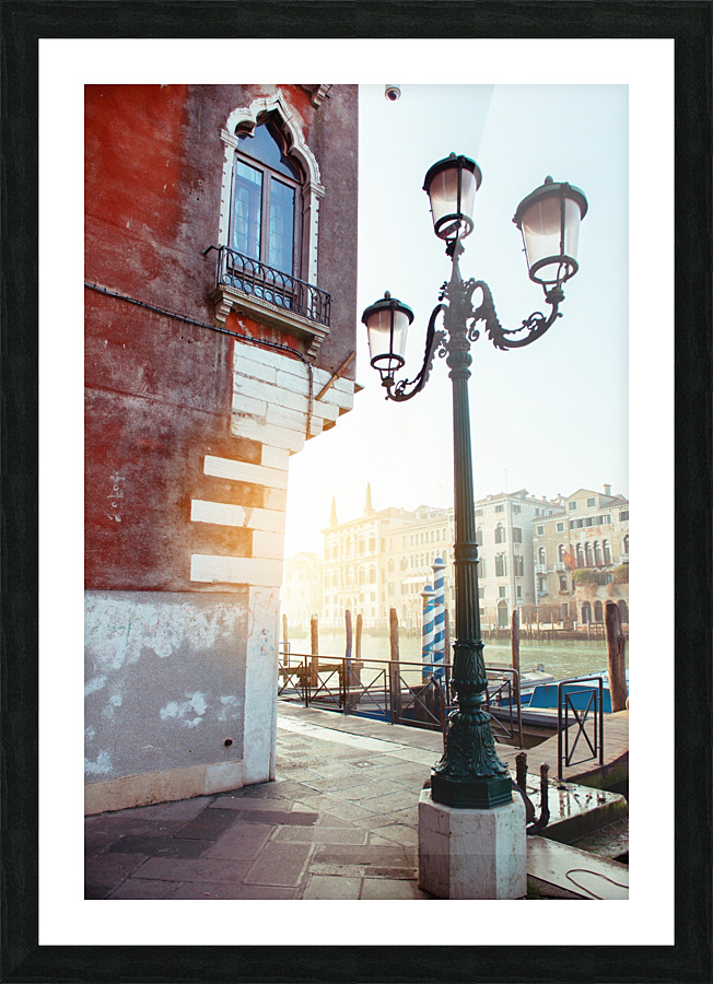 Venice sunrise Picture Frame print