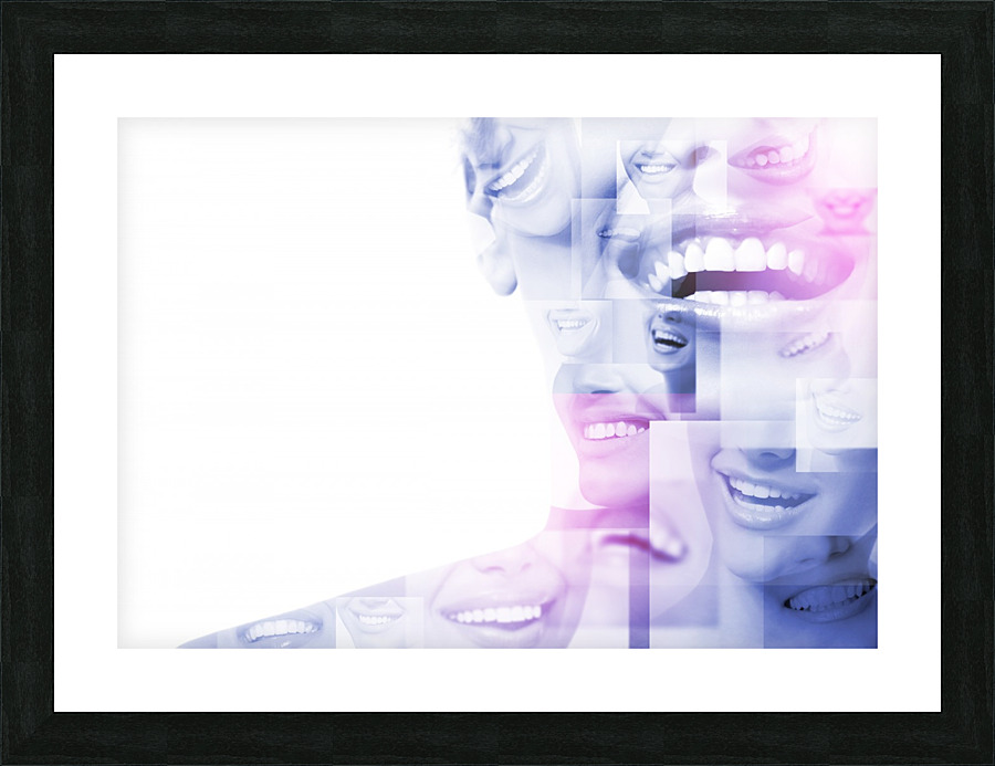 Be happy Picture Frame print