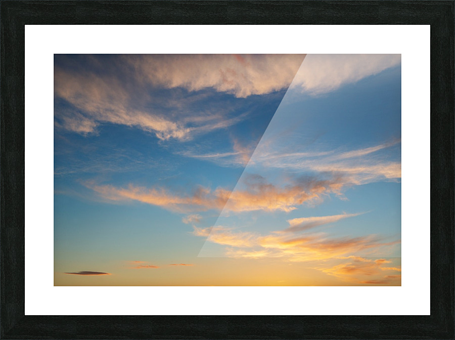 Sunset sky Picture Frame print