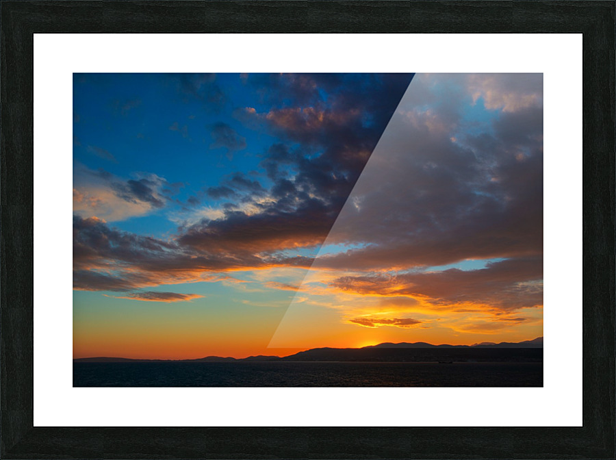 Sunset Picture Frame print
