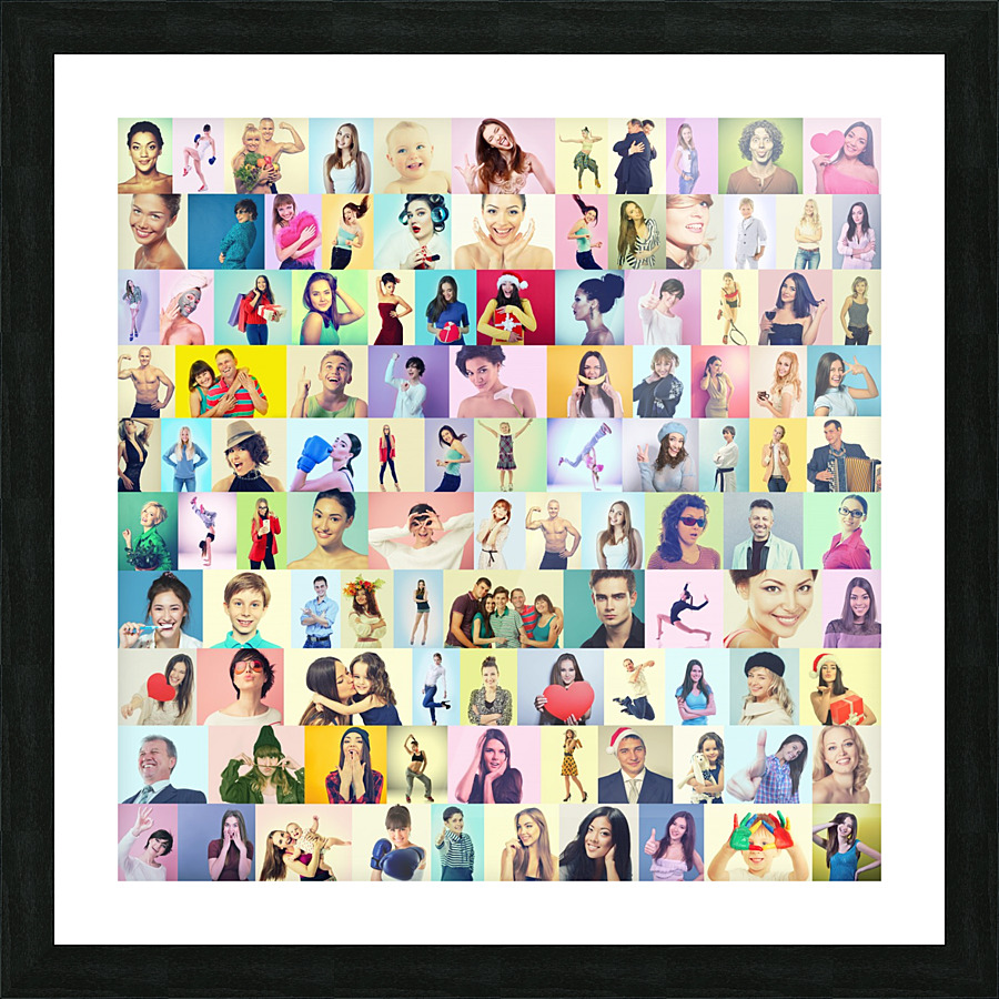 People Picture Frame print