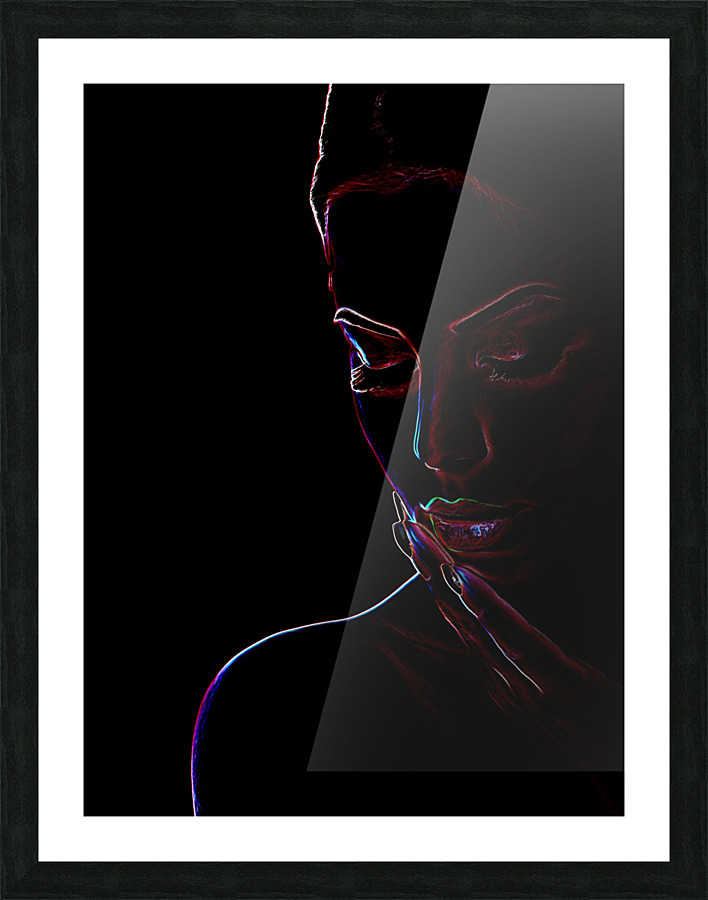 Woman Picture Frame print