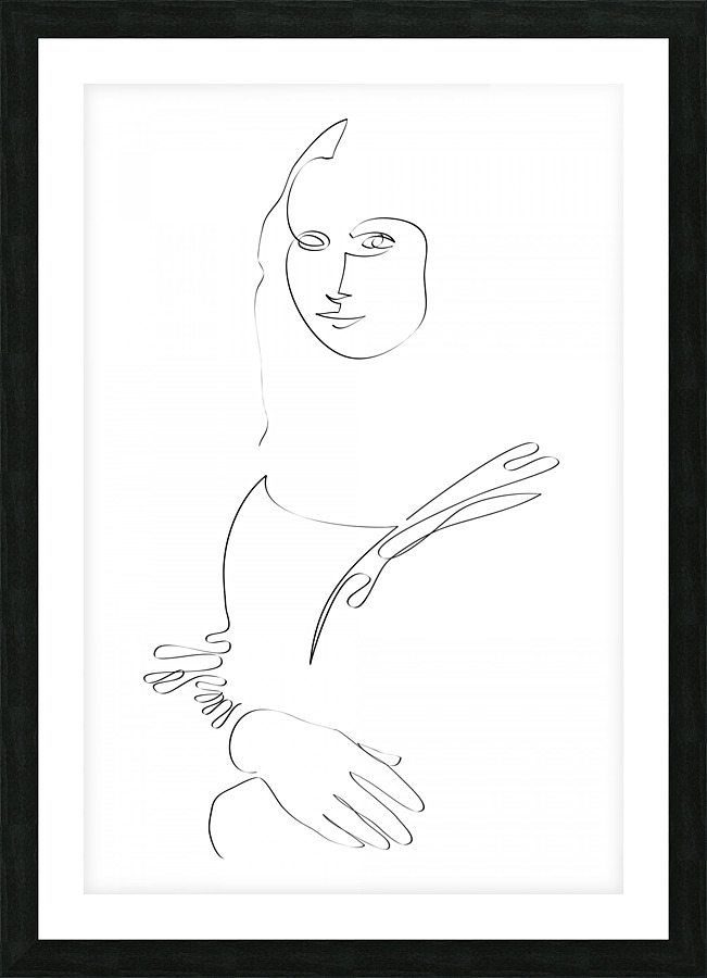 Mona Lisa II Picture Frame print