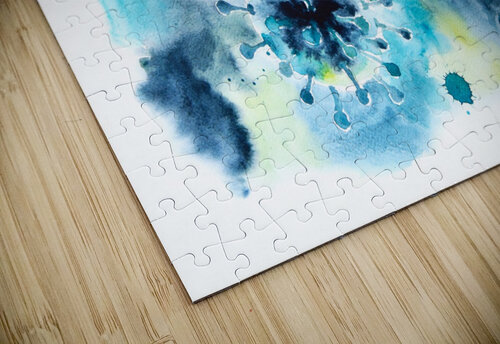 Coronavirus Covid-19 Aquamarine puzzle