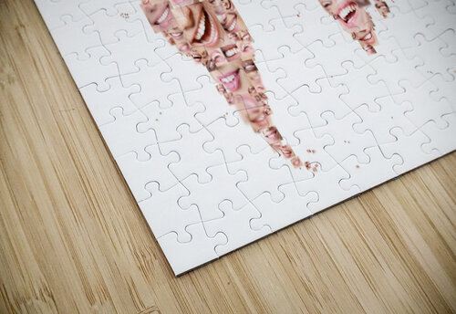 Happy world map Aquamarine puzzle