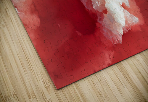 Pink salt lake Aquamarine puzzle