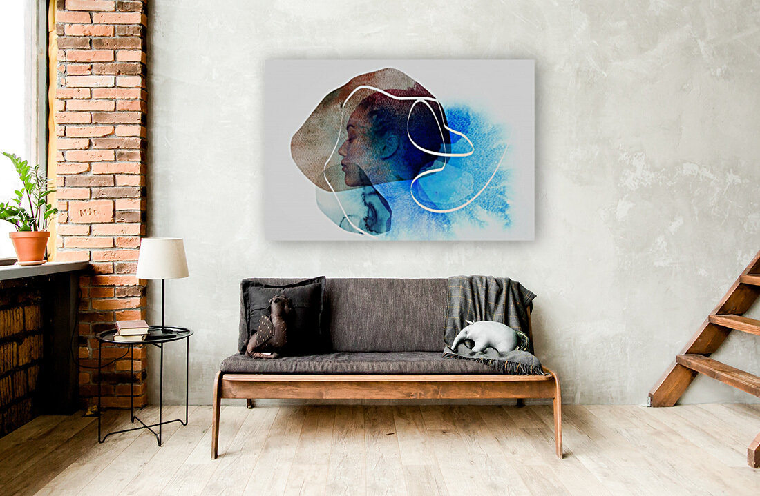 Fantasy art portrait Reproduction