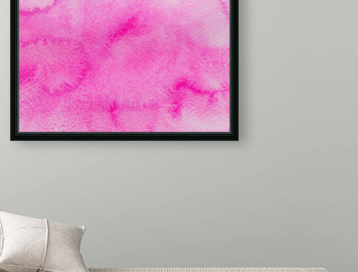 Abstract pink watercolor by Aquamarine
