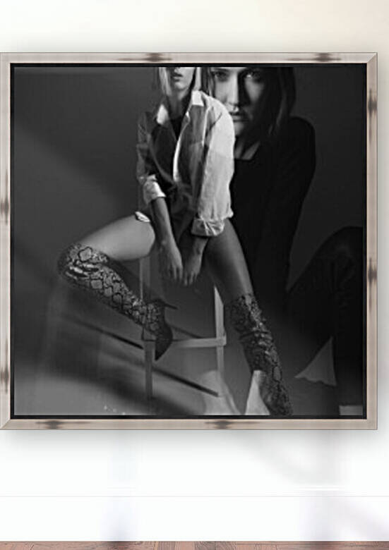 Double exposure. Fashion X by Aquamarine