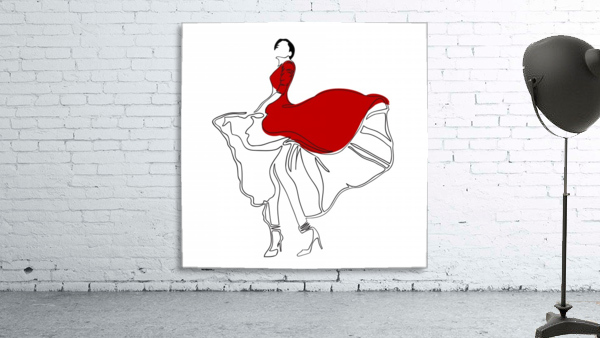 Dancing lady Wall Preview