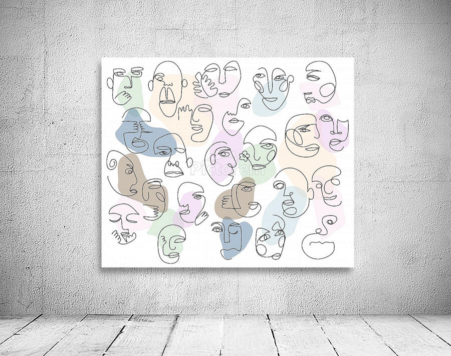 abstract people Wall Preview