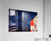 The Indian Princess and the Ferris Wheel Night Version Acrylic Print