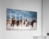 Dashing Through The Snow Impression acrylique