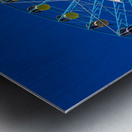 Ferris Wheel in Daylight Metal print