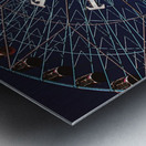 Night Fun Metal print