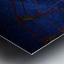 The Indian Princess and the Ferris Wheel Night Version Metal print