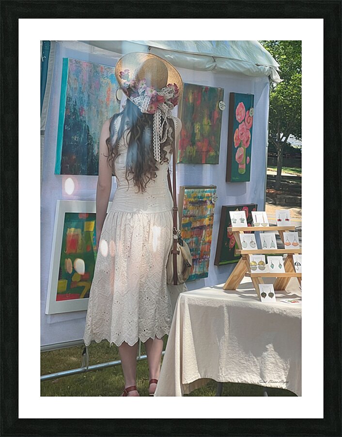 The Outside Market Picture Frame print