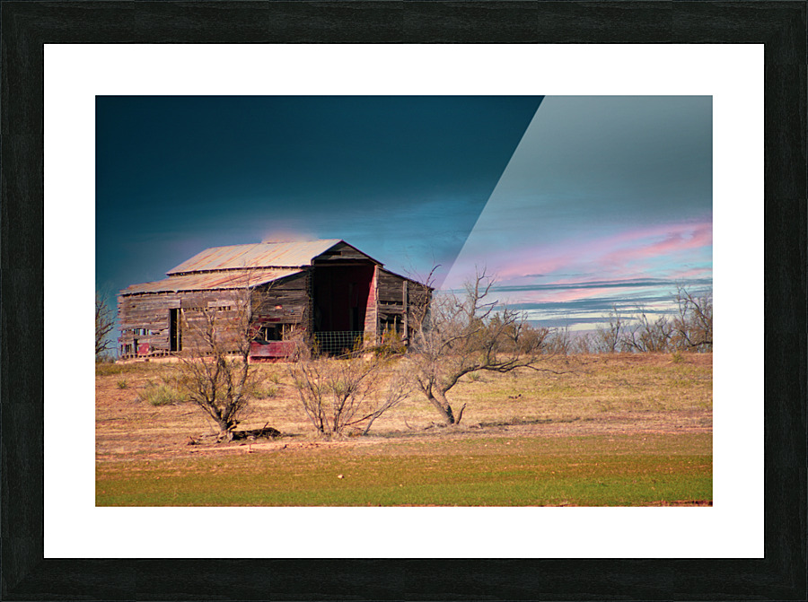 Old Barn Picture Frame print