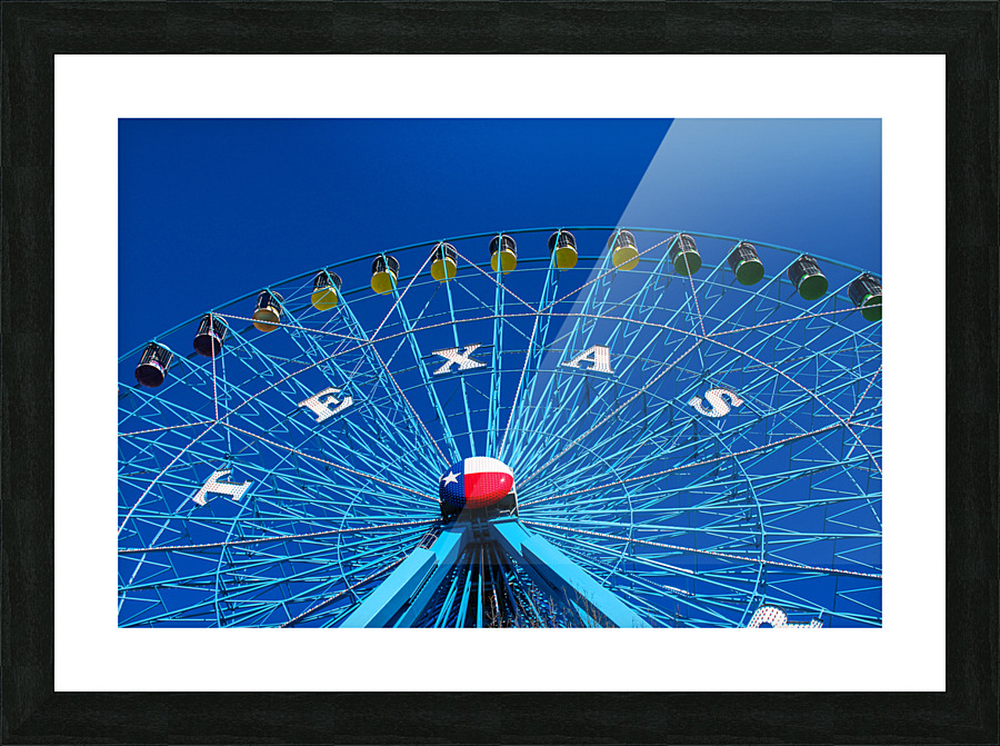 Ferris Wheel in Daylight Picture Frame print