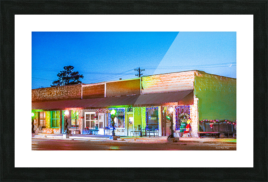 Down on Main Street Picture Frame print