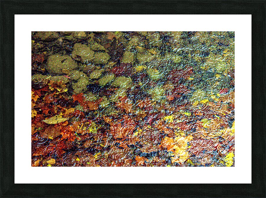 Fall Mosaic Picture Frame print