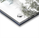 Foggy Eerie Morning in Jasper Alberta Canada  Acrylic print