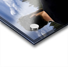 Unknown Artist Painting The Three Sisters In Canmore Alberta Canada Acrylic print