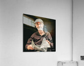 Artist On The Rue Du Tresor In Old Quebec Canada Acrylic Print