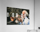 Street Musician Claude Berger Old Quebec City Canada Acrylic Print