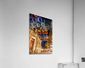 Umbrella Alley Rue Du Cul-Du Sac Old Quebec Canada Impression acrylique