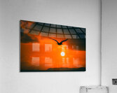 Sunrise While Approaching The United States Virgin Islands Impression acrylique