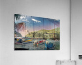 Marigot Public Beach Saint Lucia Acrylic Print