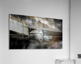 Maligne Lake Canoe  club In Jasper Alberta Canada Acrylic Print