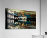 Just before Sunset At The Fairmont Hotel In Lake Louise Alberta Canada Impression acrylique