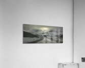 Morning Drive Through Fresh Snow In The Columbia Icefields Alberta Canada Acrylic Print