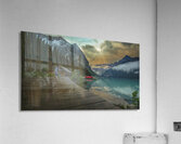 Sunrise At The Canoe Club Lake Louise Alberta Canada Acrylic Print