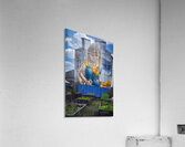 Daffodil Girl Mural Glasgow UK  Acrylic Print