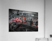 Hardlines Tattoo Glasgow Scotland UK Acrylic Print