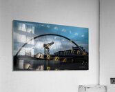 The Clyde Arc and the Finnieston Crane Glasgow Scotland UK Acrylic Print