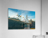 Stirling Castle and Sutherland Highlanders War Memorial Scotland UK Acrylic Print